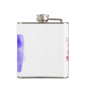 SlipperyJoe's Stolz Spritzer Regenbogenfarben Vibr Flachmann (Rückseite)