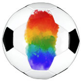 SlipperyJoe's Stolz Spritzer Regenbogenfarben Vibr Fußball (Gedreht)