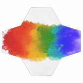 SlipperyJoe's Stolz Spritzer Regenbogenfarben Vibr Fußball (Flach)
