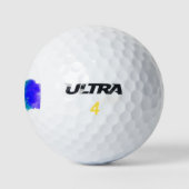 SlipperyJoe's Stolz Spritzer Regenbogenfarben Vibr Golfball (Logo)