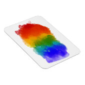 SlipperyJoe's Stolz Spritzer Regenbogenfarben Vibr Magnet (Rechte Seite)