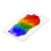 SlipperyJoe's Stolz Spritzer Regenbogenfarben Vibr Magnet (Linke Seite)