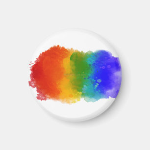 SlipperyJoe's Stolz Spritzer Regenbogenfarben Vibr Magnet