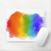 SlipperyJoe's Stolz Spritzer Regenbogenfarben Vibr Mousepad (Mit Mouse)