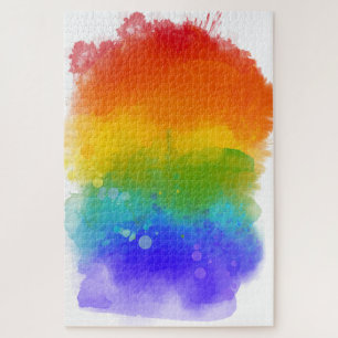 SlipperyJoe's Stolz Spritzer Regenbogenfarben Vibr Puzzle