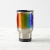 SlipperyJoe's Stolz Spritzer Regenbogenfarben Vibr Reisebecher (Mittel)