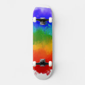SlipperyJoe's Stolz Spritzer Regenbogenfarben Vibr Skateboard (Vorderseite)