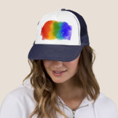 SlipperyJoe's Stolz Spritzer Regenbogenfarben Vibr Truckerkappe (Beispiel)