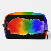 SlipperyJoe's Stolz Spritzer Regenbogenfarben Vibr Waschbeutel (Vorderseite)