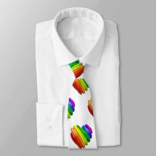 SlipperyJoe's stolze Herzform mehrere Horizonte Krawatte (Gebunden)