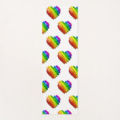 SlipperyJoe's stolze Herzform mehrere Horizonte Yogamatte (Vorderseite)