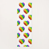 SlipperyJoe's stolze Herzform mehrere Horizonte Yogamatte (Rückseite)