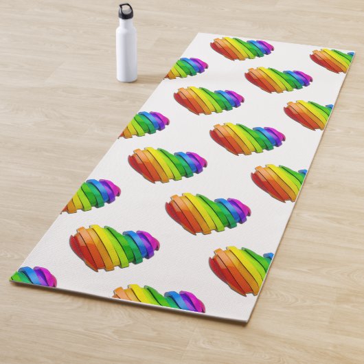 SlipperyJoe's stolze Herzform mehrere Horizonte Yogamatte (Beispiel)