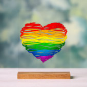 SlipperyJoe's stolze, in der Form eines Knoblauchs Acrylschild (Neutral)