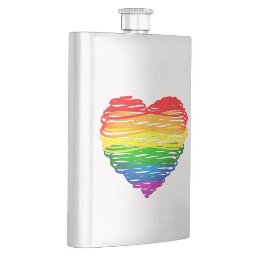 SlipperyJoe's stolze, in der Form eines Knoblauchs Flachmann (Rechts)