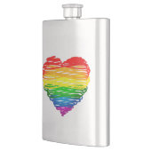 SlipperyJoe's stolze, in der Form eines Knoblauchs Flachmann (Links)