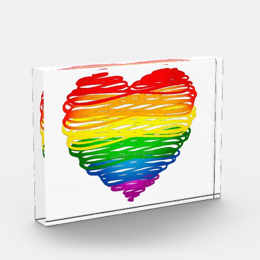 SlipperyJoe's stolze, in der Form eines Knoblauchs Fotoblock (Links)