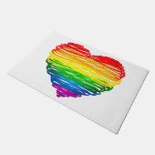 SlipperyJoe's stolze, in der Form eines Knoblauchs Fußmatte (Schrägansicht)