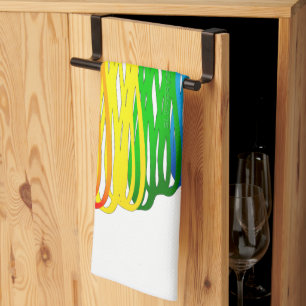 SlipperyJoe's stolze, in der Form eines Knoblauchs Geschirrtuch