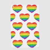 SlipperyJoe's stolze, in der Form eines Knoblauchs Golfhandtuch (Vorderseite)