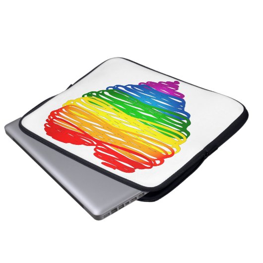 SlipperyJoe's stolze, in der Form eines Knoblauchs Laptopschutzhülle (Vorne Knopf)