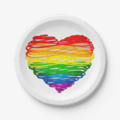 SlipperyJoe's stolze, in der Form eines Knoblauchs Pappteller (Vorderseite)