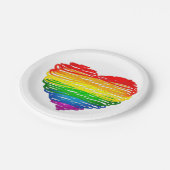 SlipperyJoe's stolze, in der Form eines Knoblauchs Pappteller (Schrägansicht)