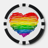 SlipperyJoe's stolze, in der Form eines Knoblauchs Pokerchips (Vorderseite)