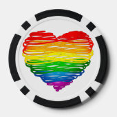 SlipperyJoe's stolze, in der Form eines Knoblauchs Pokerchips (Rückseite)