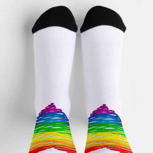 SlipperyJoe's stolze, in der Form eines Knoblauchs Socken (Oben)