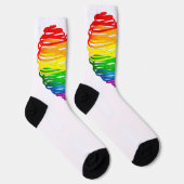 SlipperyJoe's stolze, in der Form eines Knoblauchs Socken (Rechts)