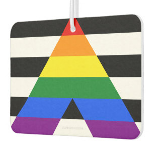 SlipperyJoe's Straight Ally Flag Gay Geschenke LGB Autolufterfrischer