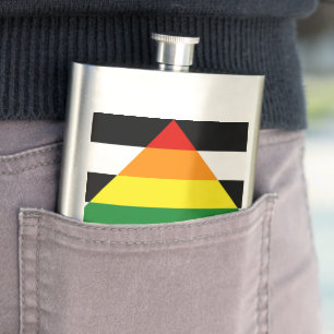 SlipperyJoe's Straight Ally Flag Gay Geschenke LGB Flachmann