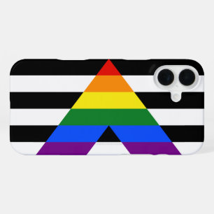 SlipperyJoe's Straight Ally Flag Gay Geschenke LGB iPhone 16 Plus Hülle