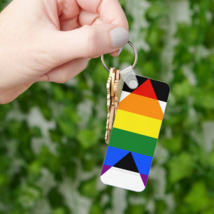 SlipperyJoe's Straight Ally Flag Gay Geschenke LGB Schlüsselanhänger