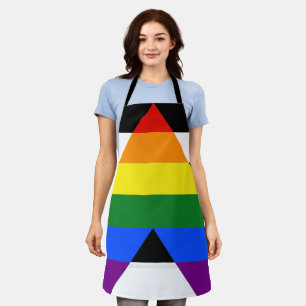 SlipperyJoe's Straight Ally Flag Gay Geschenke LGB Schürze