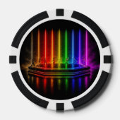 SlipperyJoe's Tanzperformance zum Feiern von Pride Pokerchips (Vorderseite)