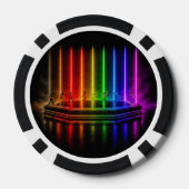 SlipperyJoe's Tanzperformance zum Feiern von Pride Pokerchips (Rückseite)