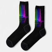 SlipperyJoe's Tanzperformance zum Feiern von Pride Socken (Linkes Detail)