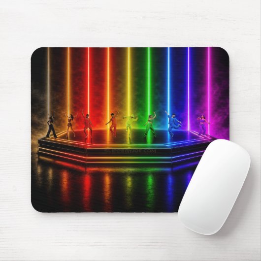 SlipperyJoe's Tanzperformance zum Pride-Jubiläum Mousepad (Mit Mouse)