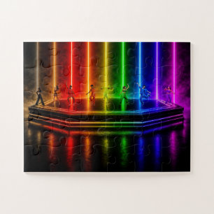 SlipperyJoe's Tanzperformance zum Pride-Jubiläum Puzzle