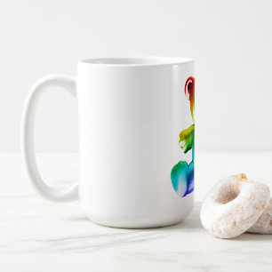 SlipperyJoe's Teddybär aus gebürstetem Metall, san Kaffeetasse
