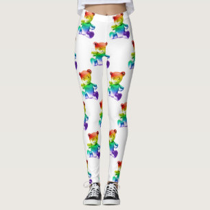 SlipperyJoe's Teddybär aus gebürstetem Metall, san Leggings