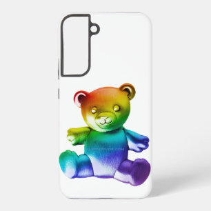 SlipperyJoe's Teddybär aus gebürstetem Metall, san Samsung Galaxy Hülle