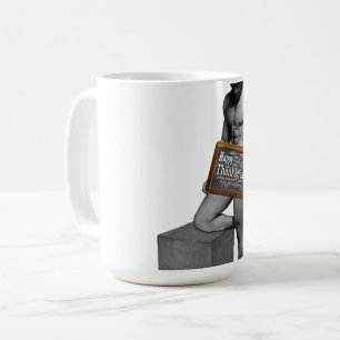SlipperyJoe's Thanksgiving-Tradition muskulöser Ma Kaffeetasse