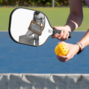 SlipperyJoe's Thanksgiving-Tradition muskulöser Ma Pickleball Schläger