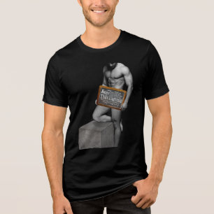 SlipperyJoe's Thanksgiving-Tradition muskulöser Ma Tri-Blend Shirt