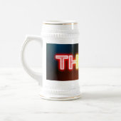 SlipperyJoe's throb Regenbogenförmige Gradientendi Bierglas (Links)