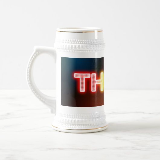 SlipperyJoe's throb Regenbogenförmige Gradientendi Bierglas (Links)