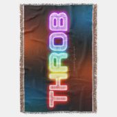 SlipperyJoe's throb Regenbogenförmige Gradientendi Decke (Vorderseite Vertikal)